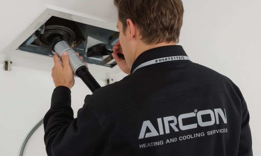 Lucid_Realism_Detailed_realistic_duct_cleaning_scene_with_tech_3
